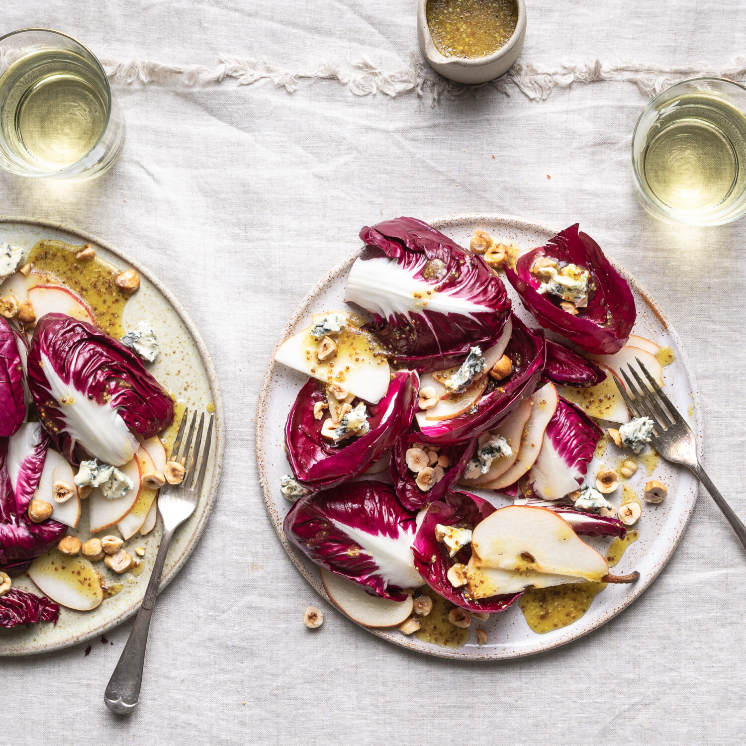 Radicchio, Pear & Hazelnut Salad