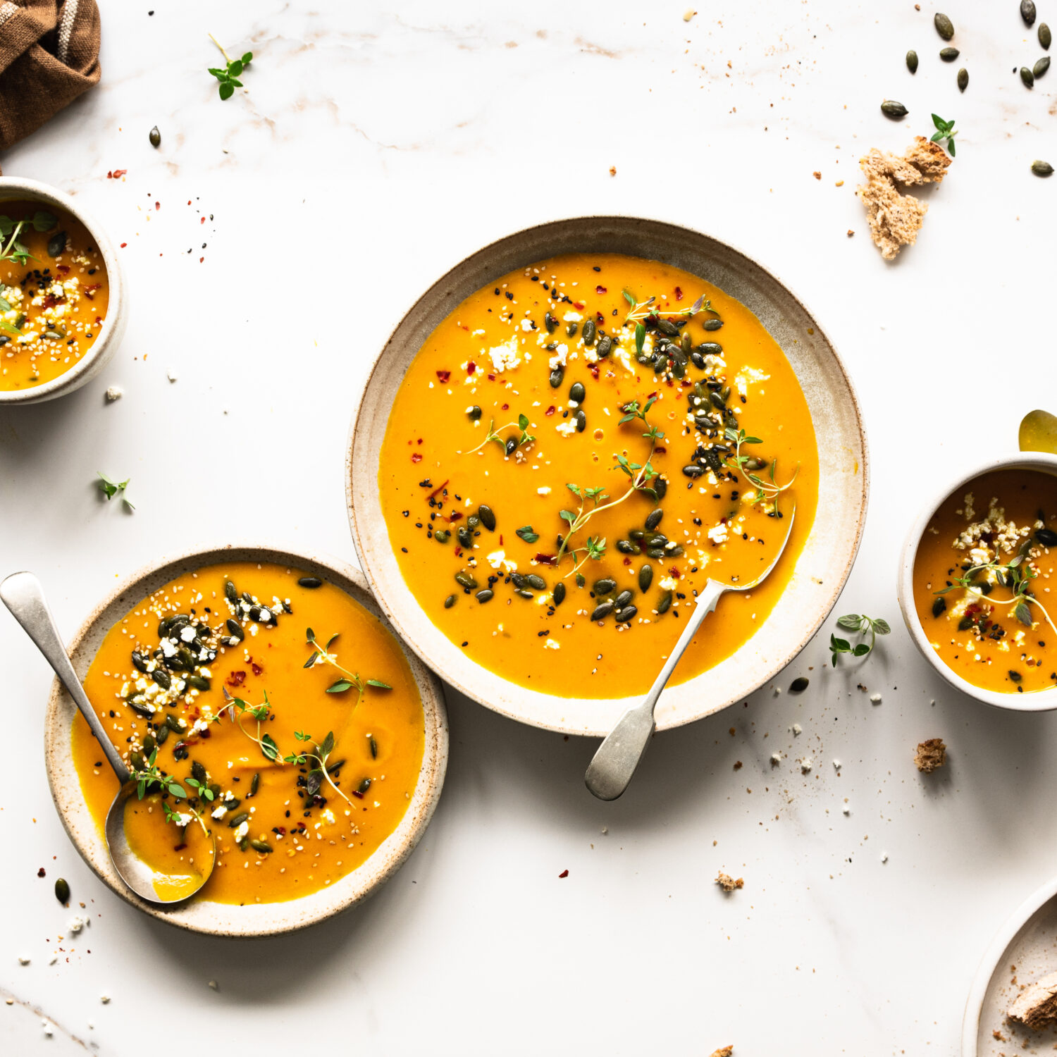 Roast Acorn Squash & Miso Soup