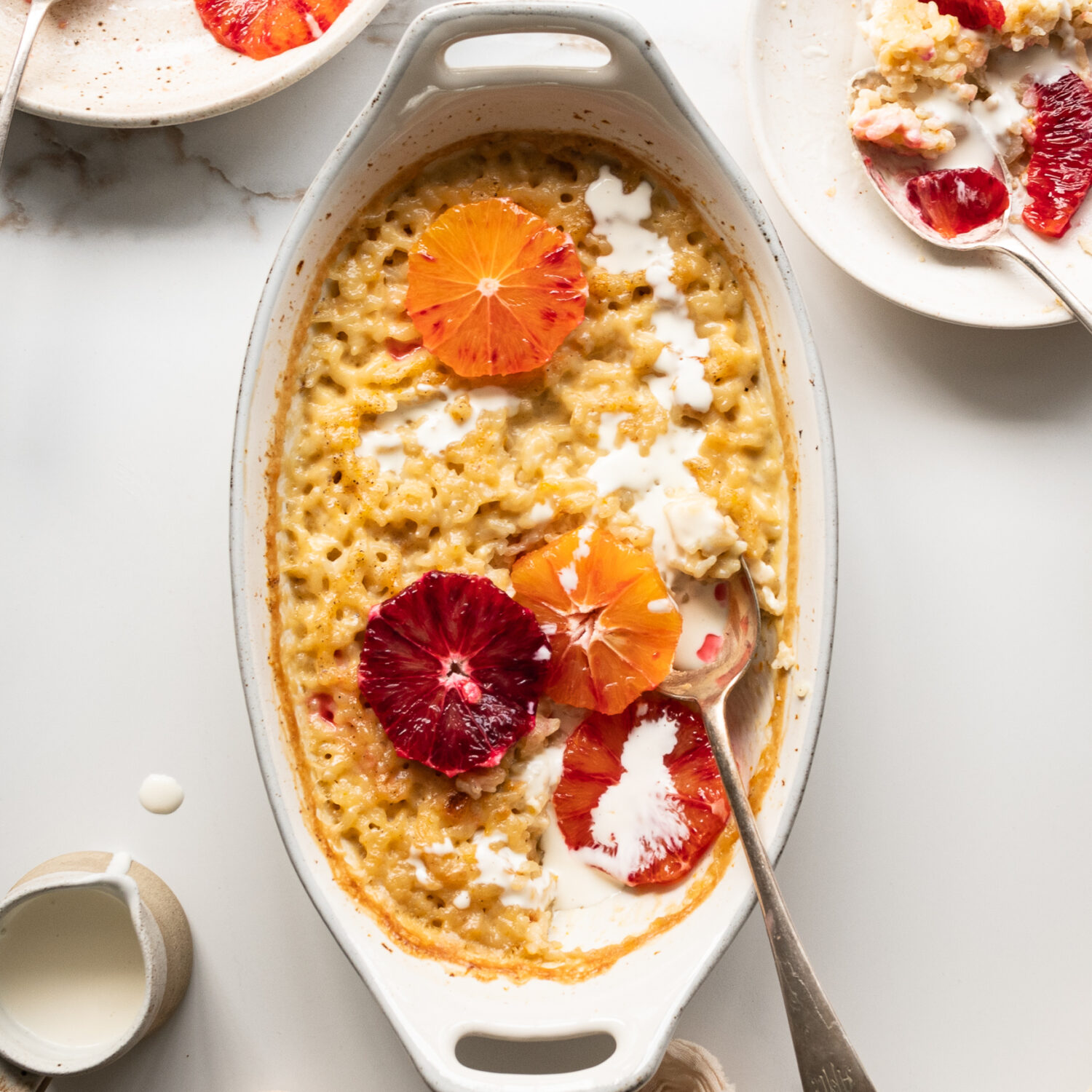 Orange & Cardamon Scented Rice Pudding