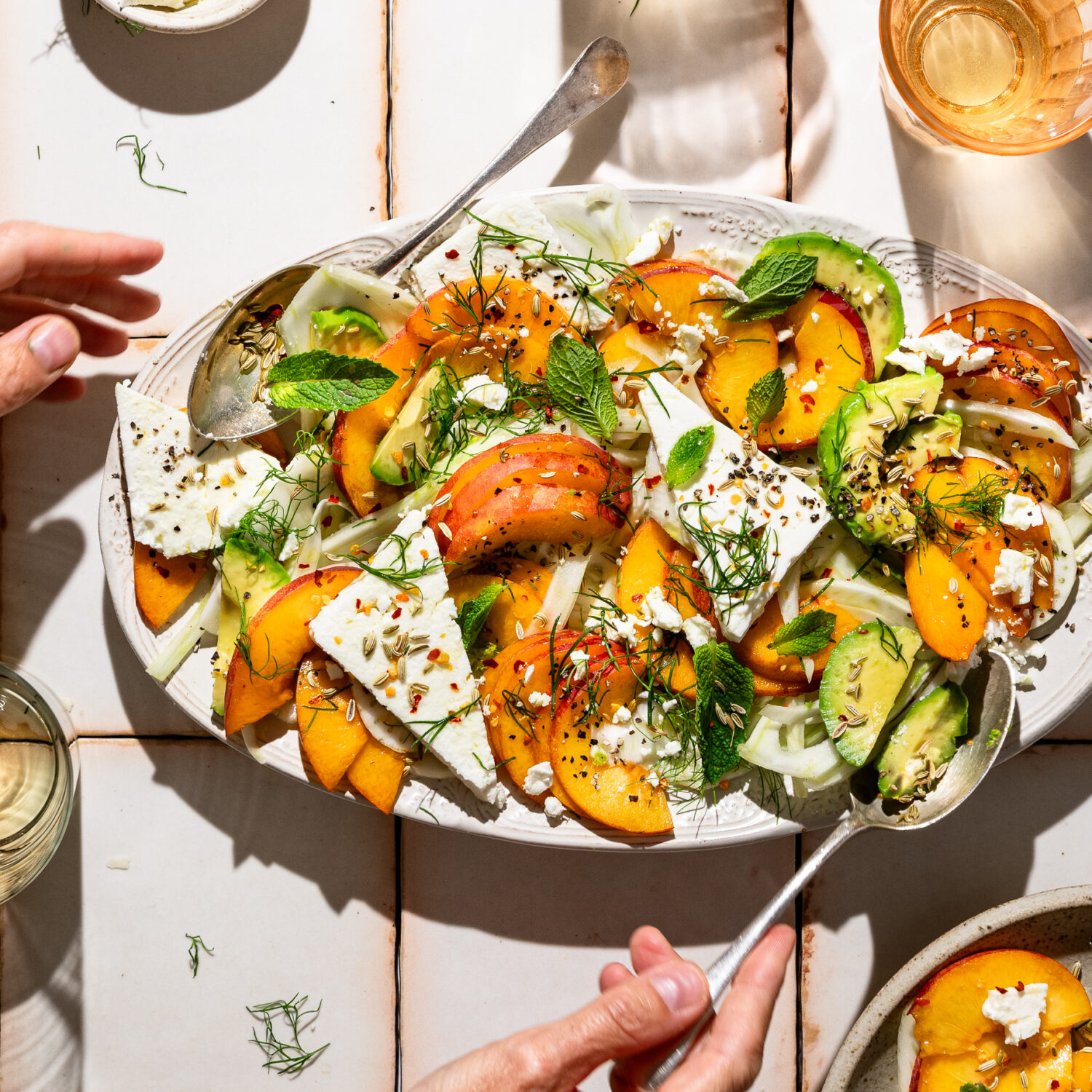 Fennel, Nectarine & Feta Salad