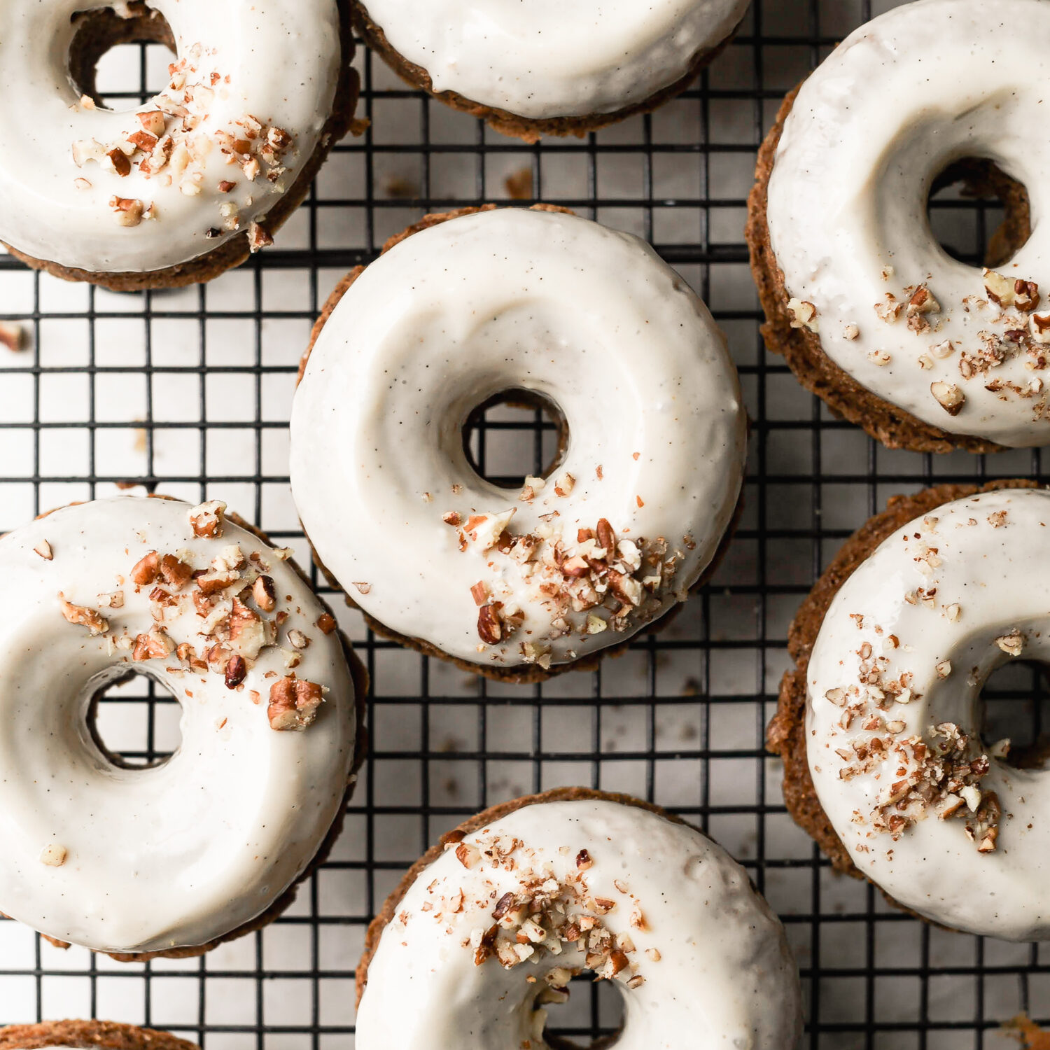 Baked Carrot Cake Doughnuts