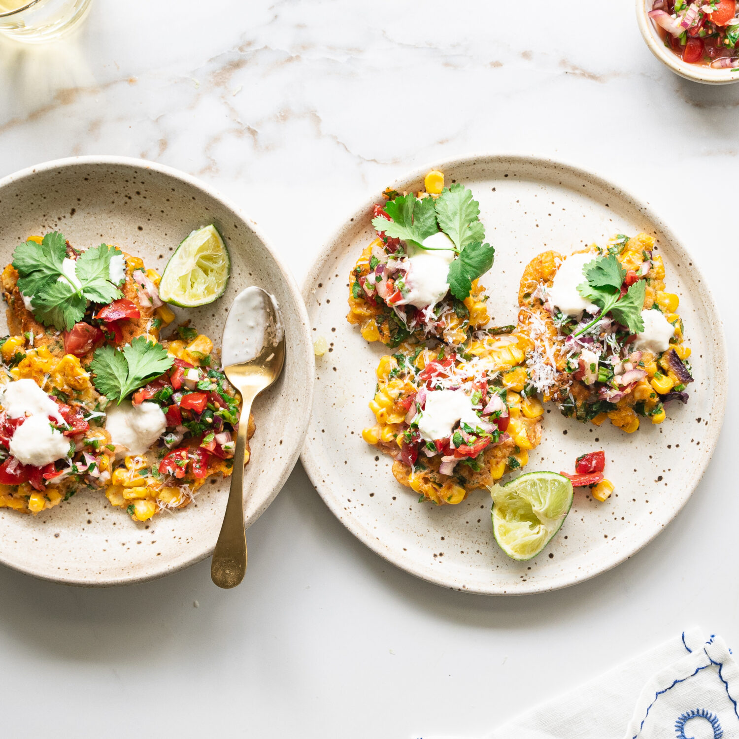 Mexican Street Corn Fritters