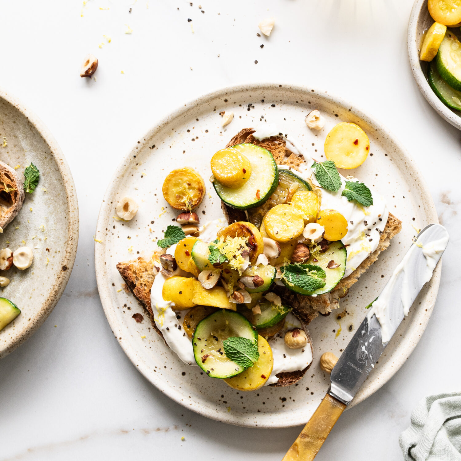 Lemon & Chilli Courgettes