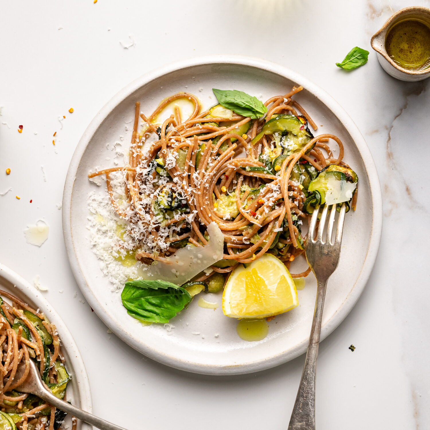 Courgette, Chilli & Lemon Spaghetti