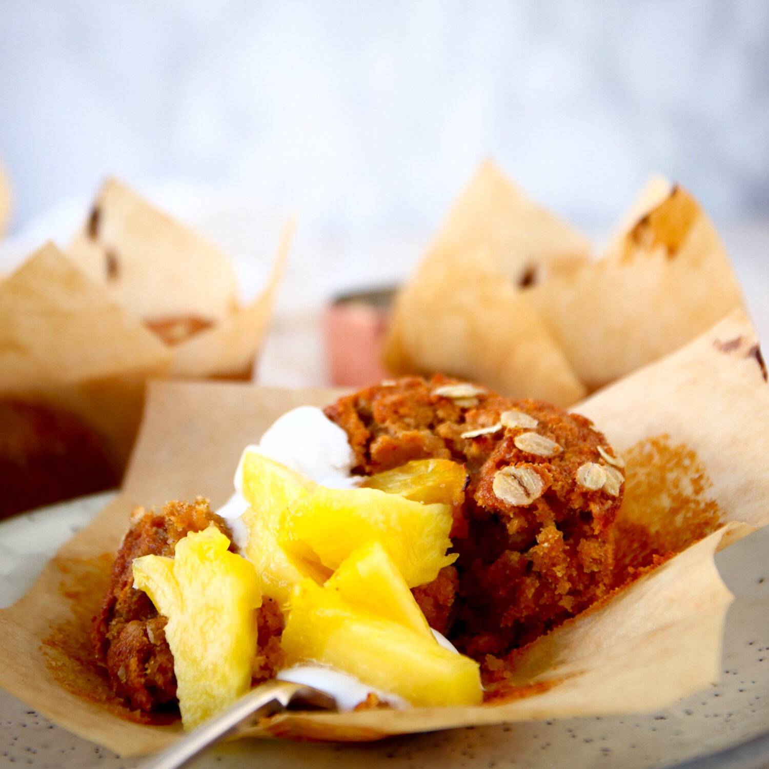 Pineapple Breakfast Muffins