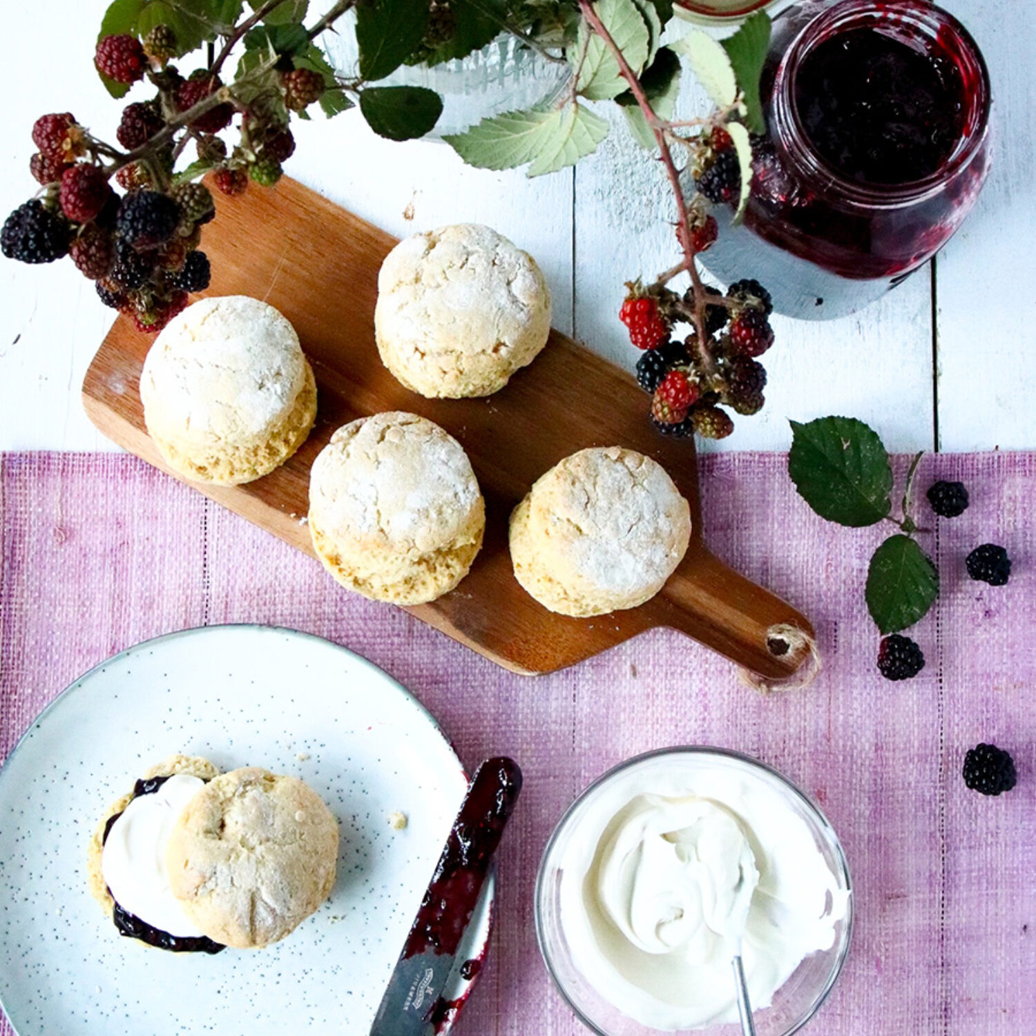 'Buttermilk' Spelt Scones