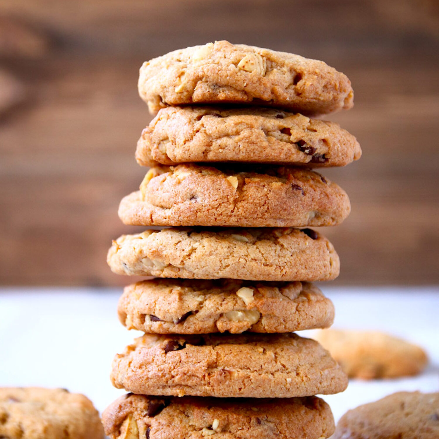 Hazelnut and Cinnamon Chocolate Chip Cookies