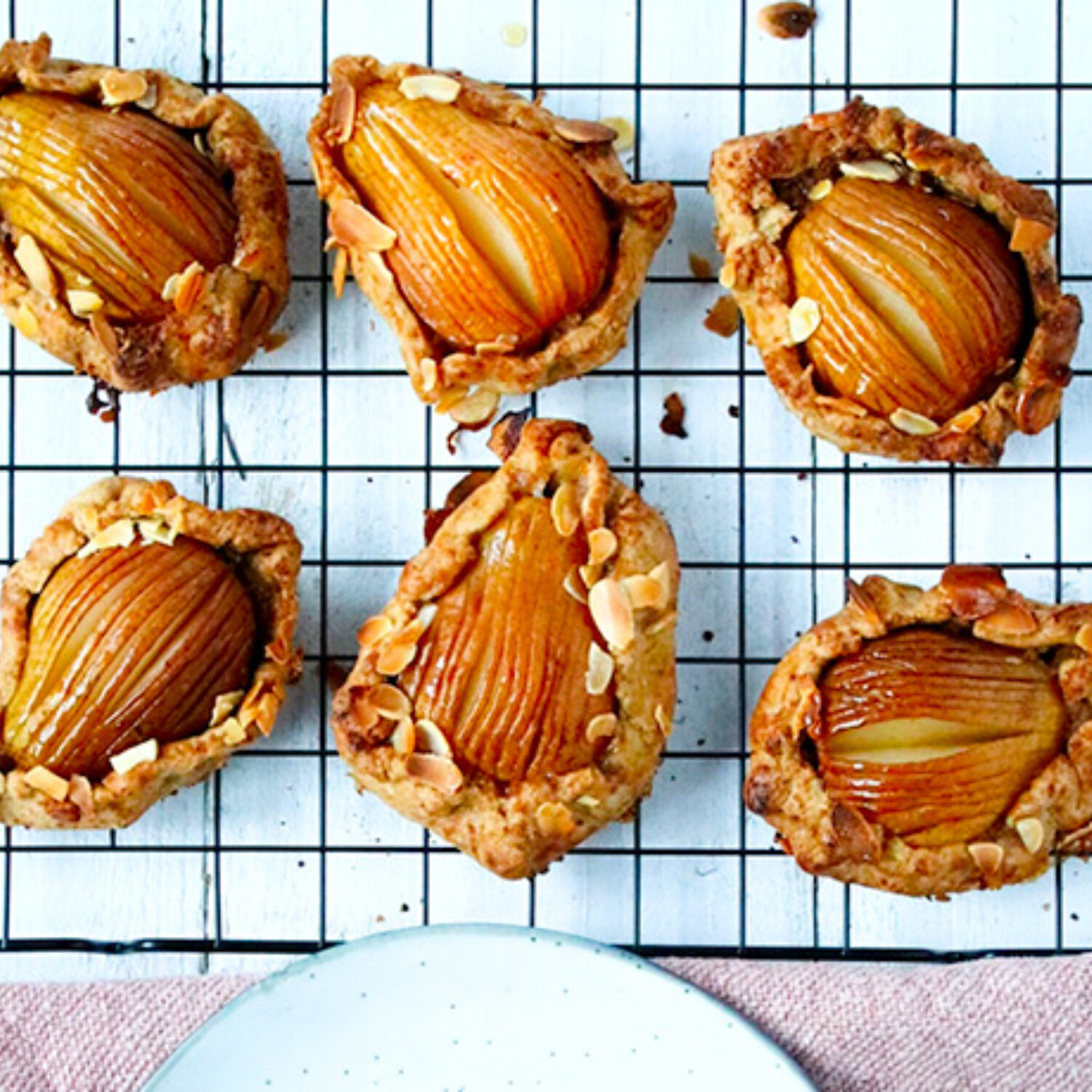 Pear and Almond Galettes