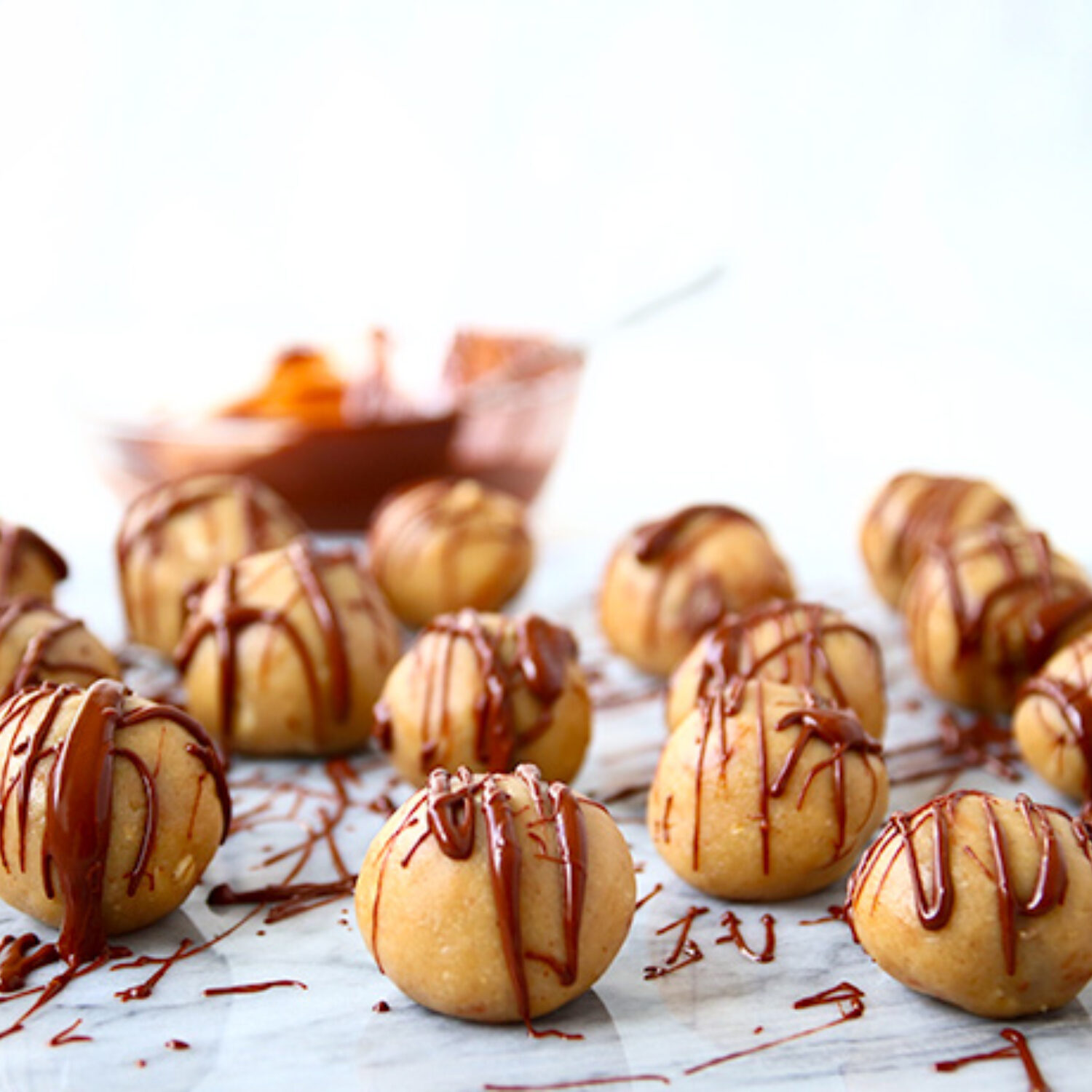 No Bake, Peanut Butter Cookie Dough Bites