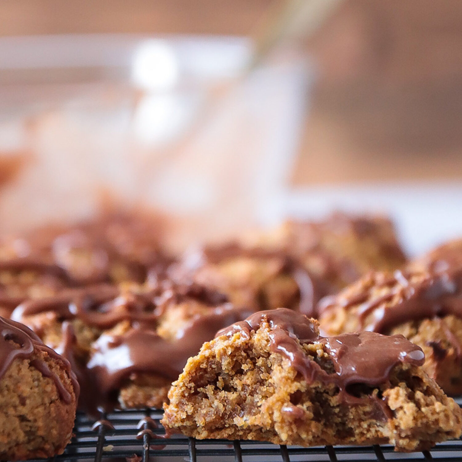 Pumpkin Blondie Cookies