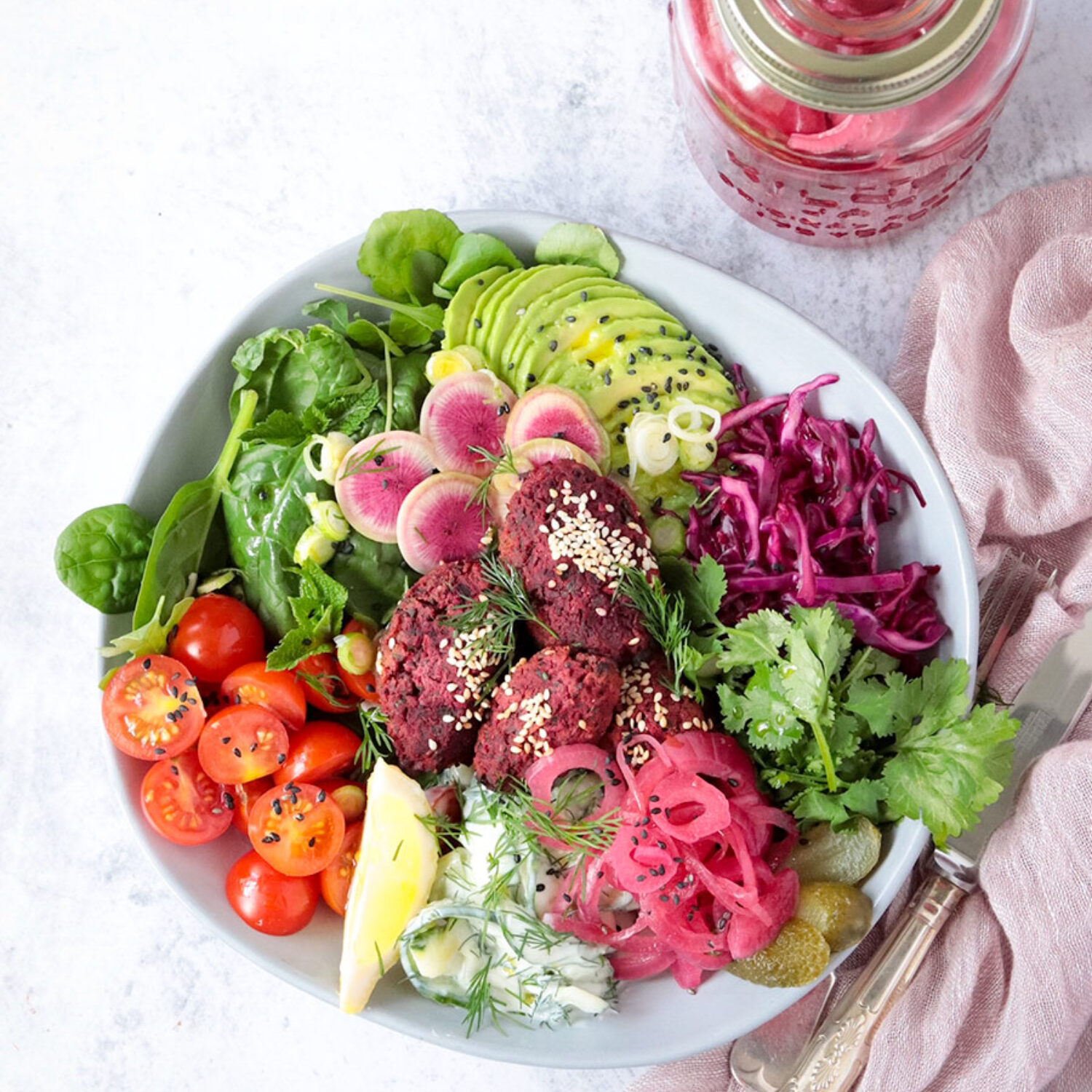 Beetroot Falafel