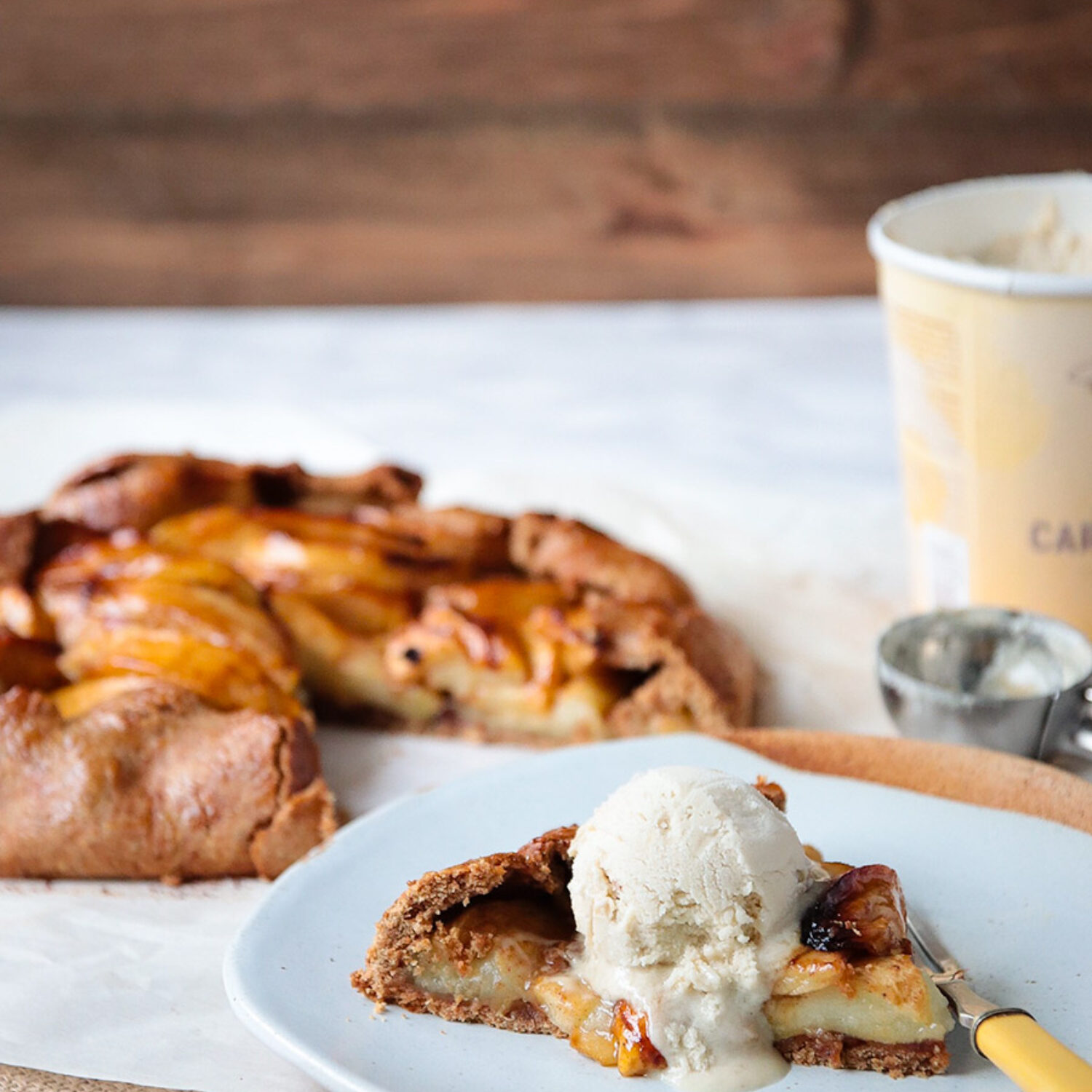 Bramley Apple and Cinnamon Galette