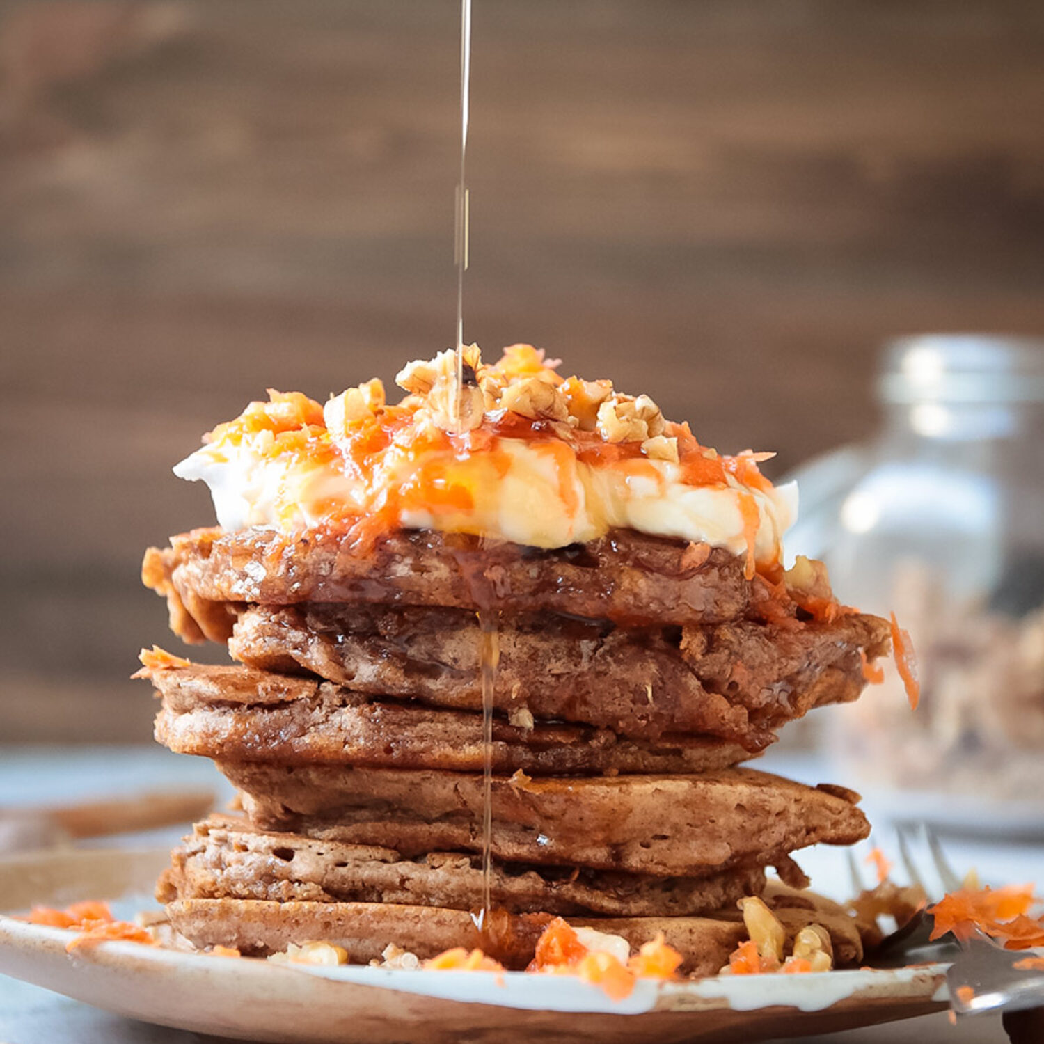 Carrot Cake Pancakes