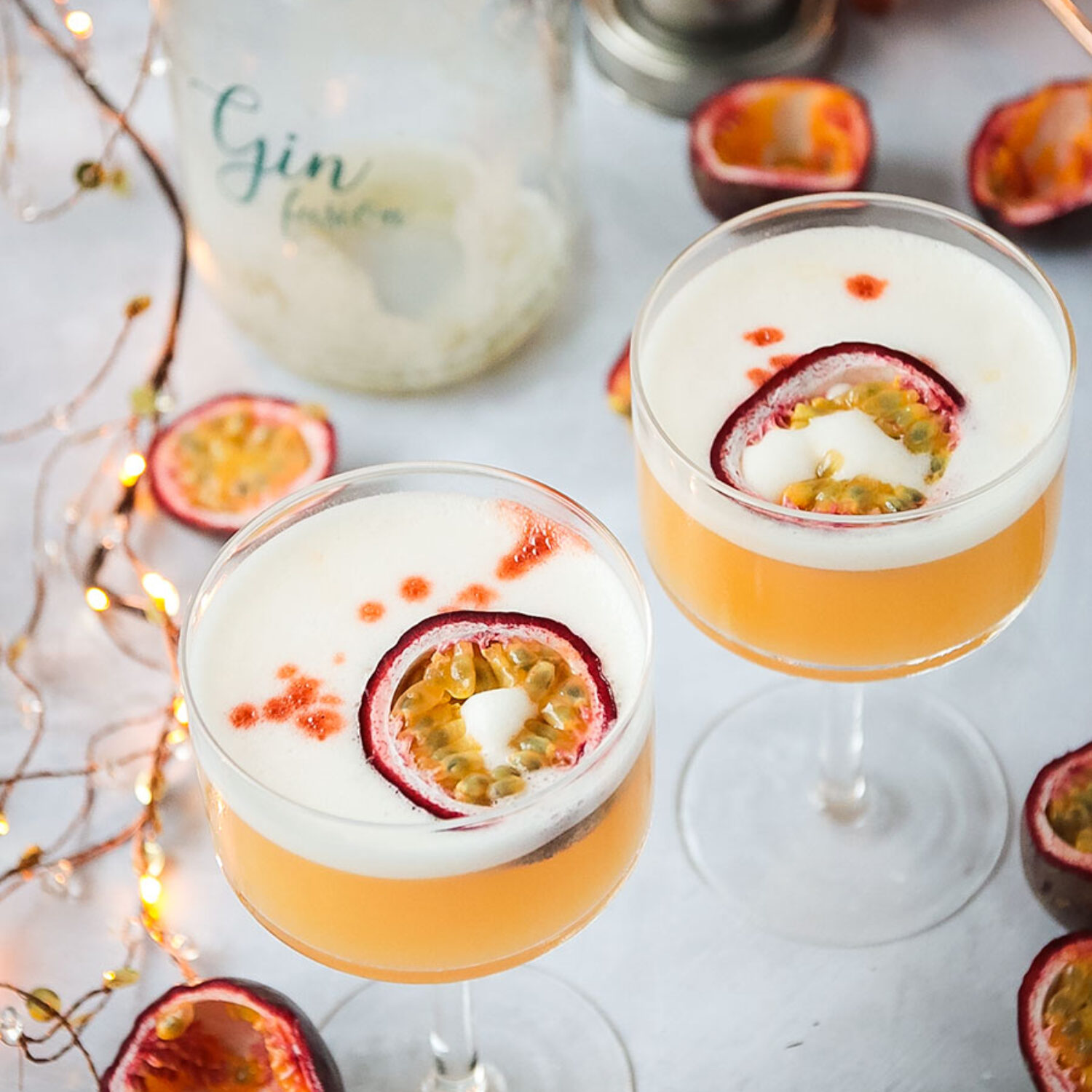 Passion Fruit Gin Sour