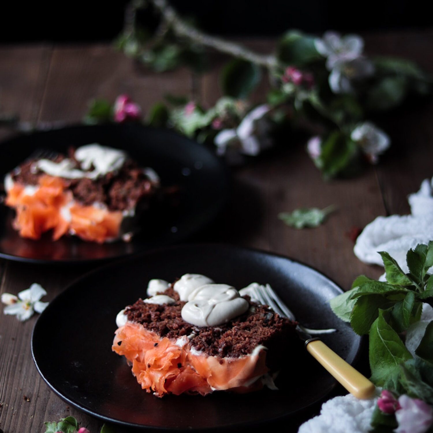 Carrot Cake Loaf with Cardamom-Poached Carrots