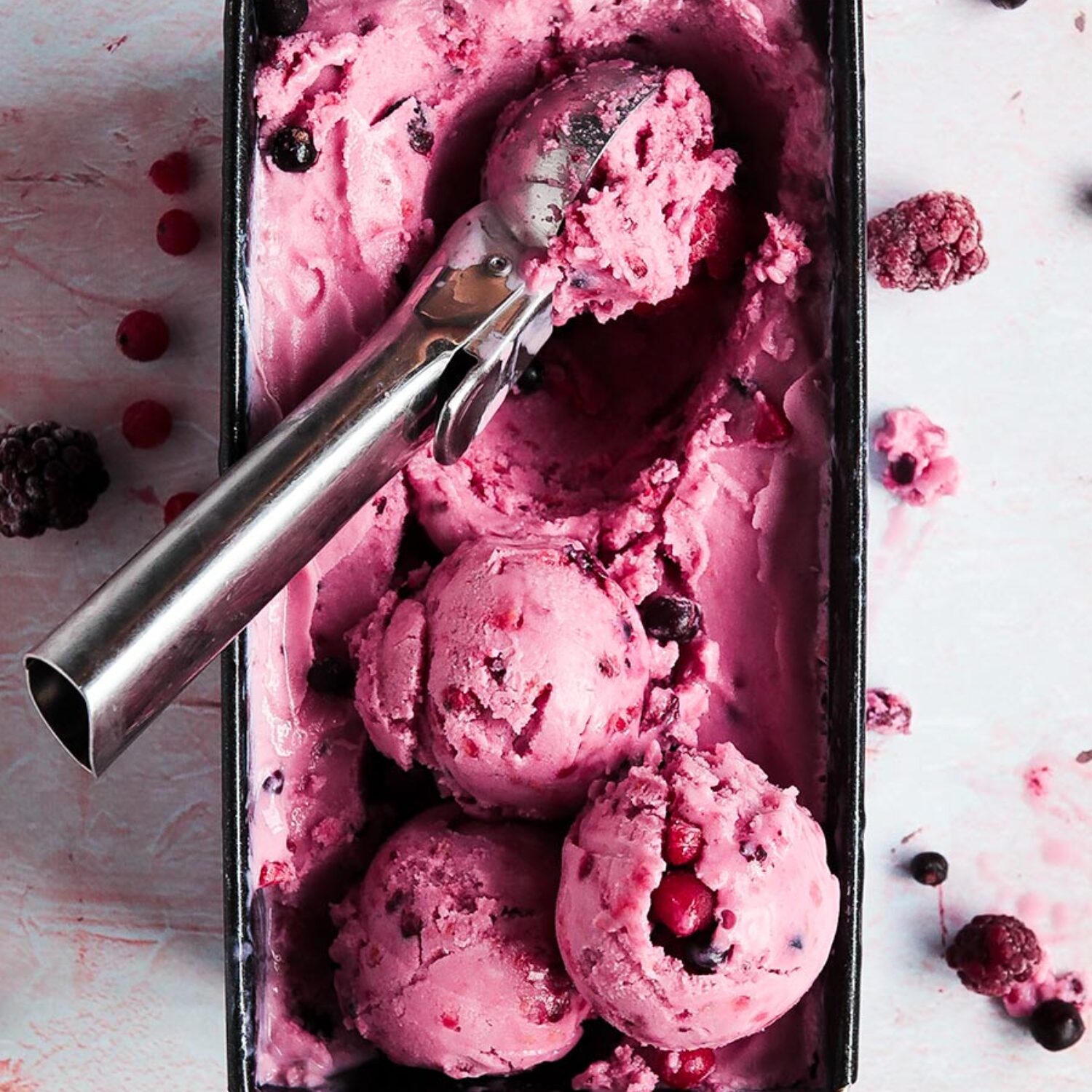 Summer Berry & Rose Fro-Yo