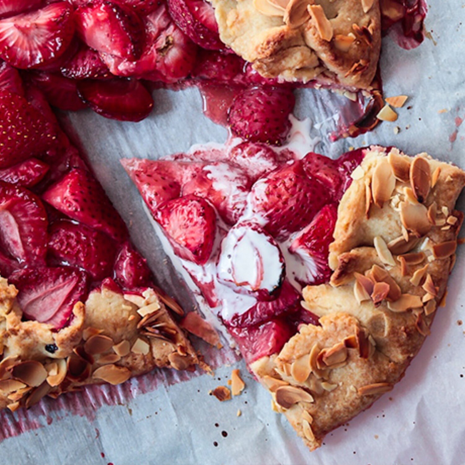 Strawberry & Almond Crostata