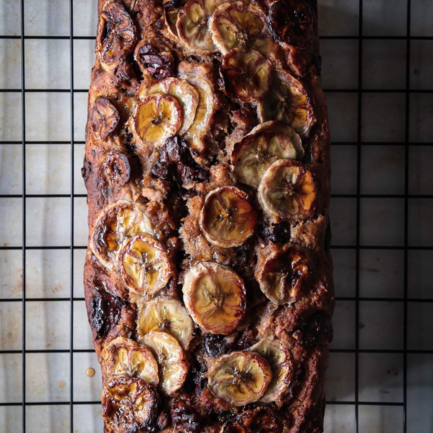 Chunky monkey banana bread