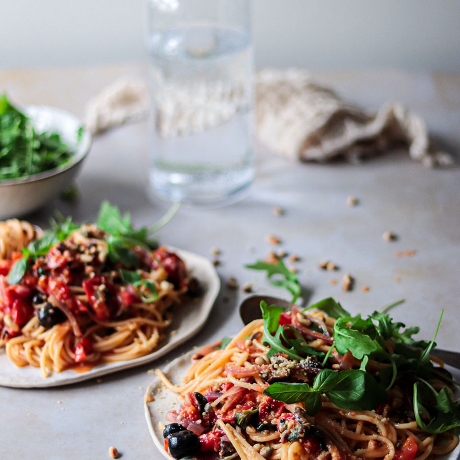 One-pot pasta puttanesca