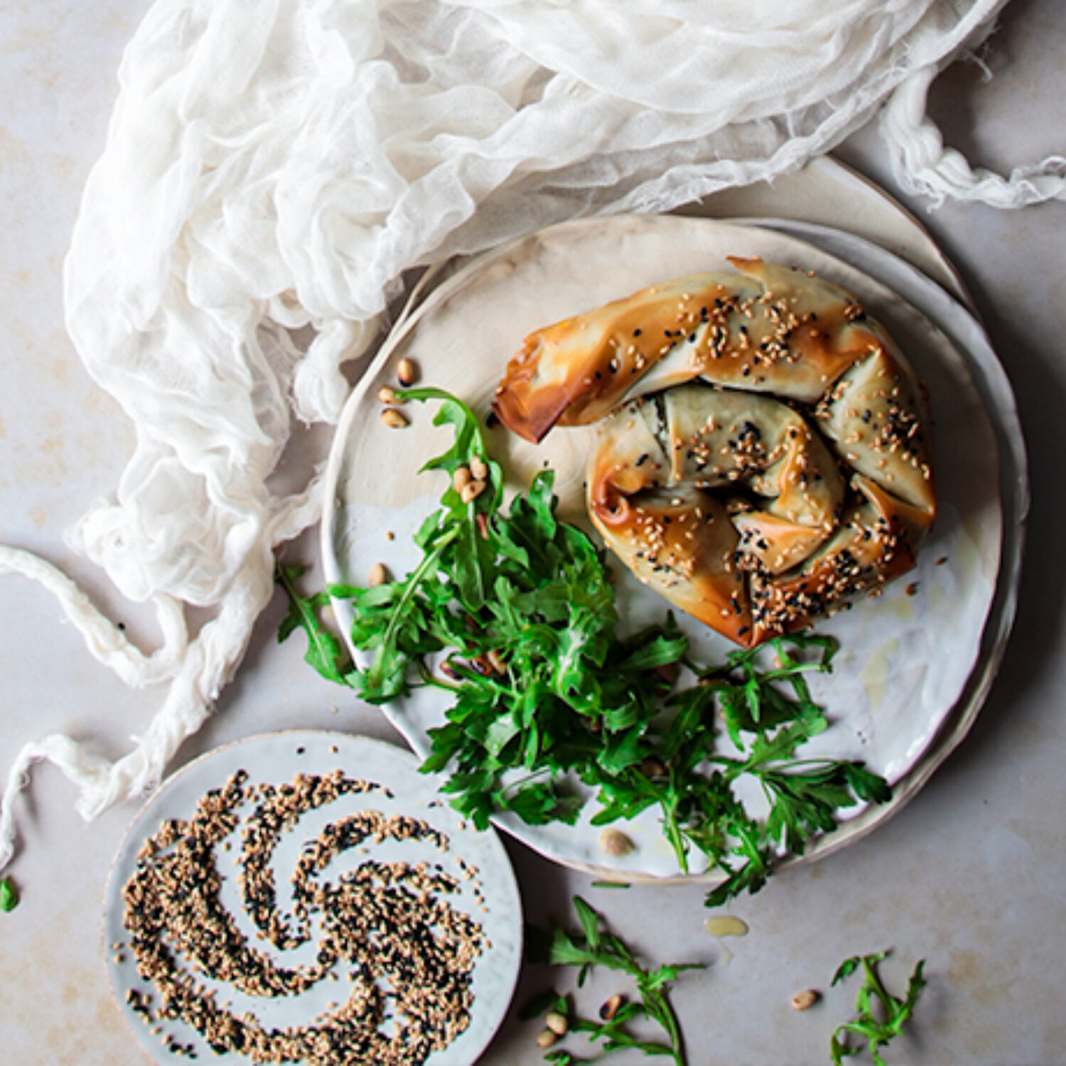 Autumn spanakopita