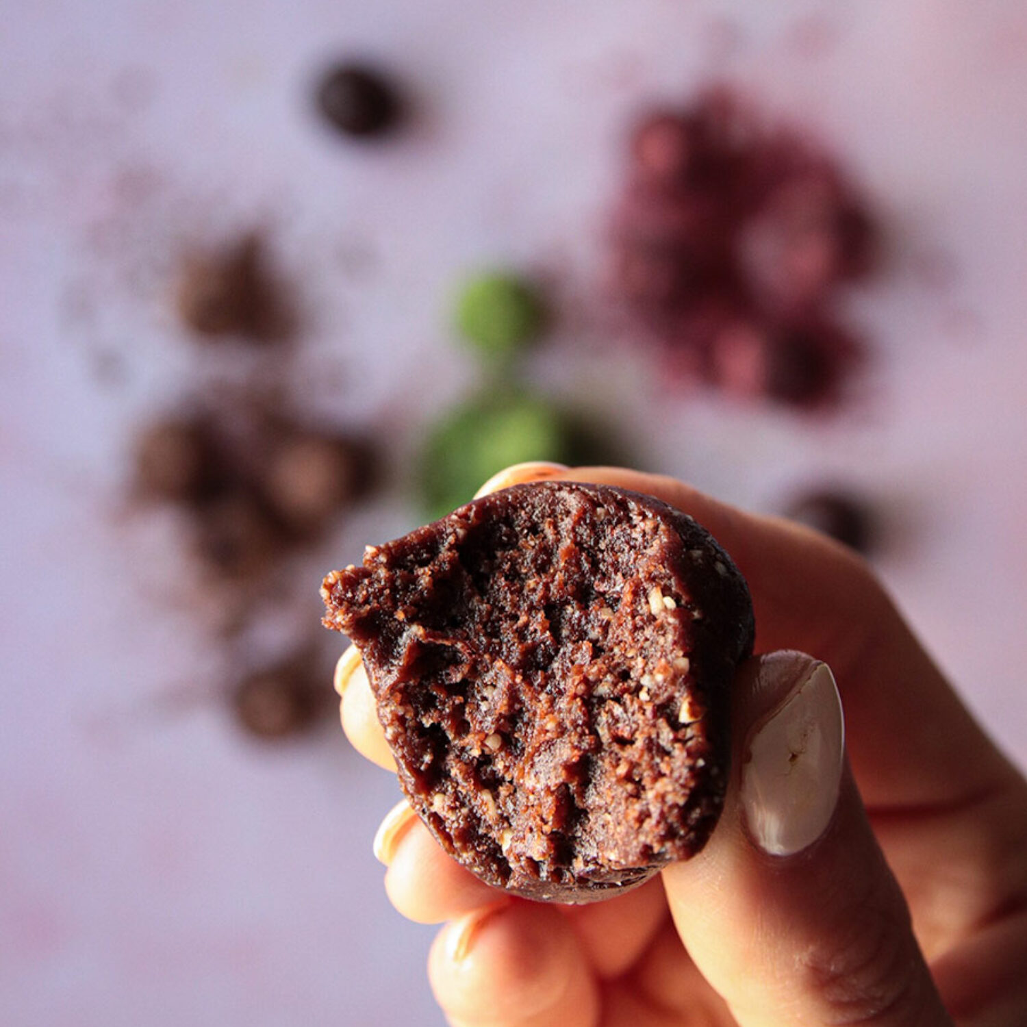 Nutty cacao energy balls