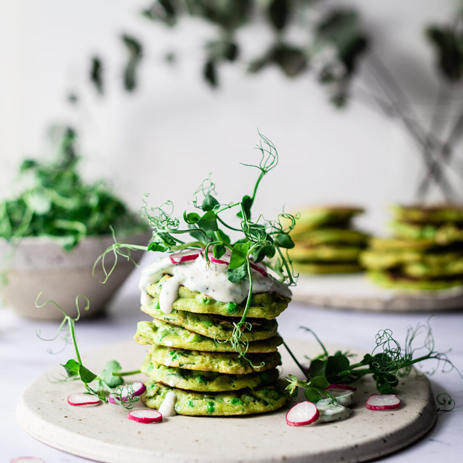 Easy vegan veggie fritters