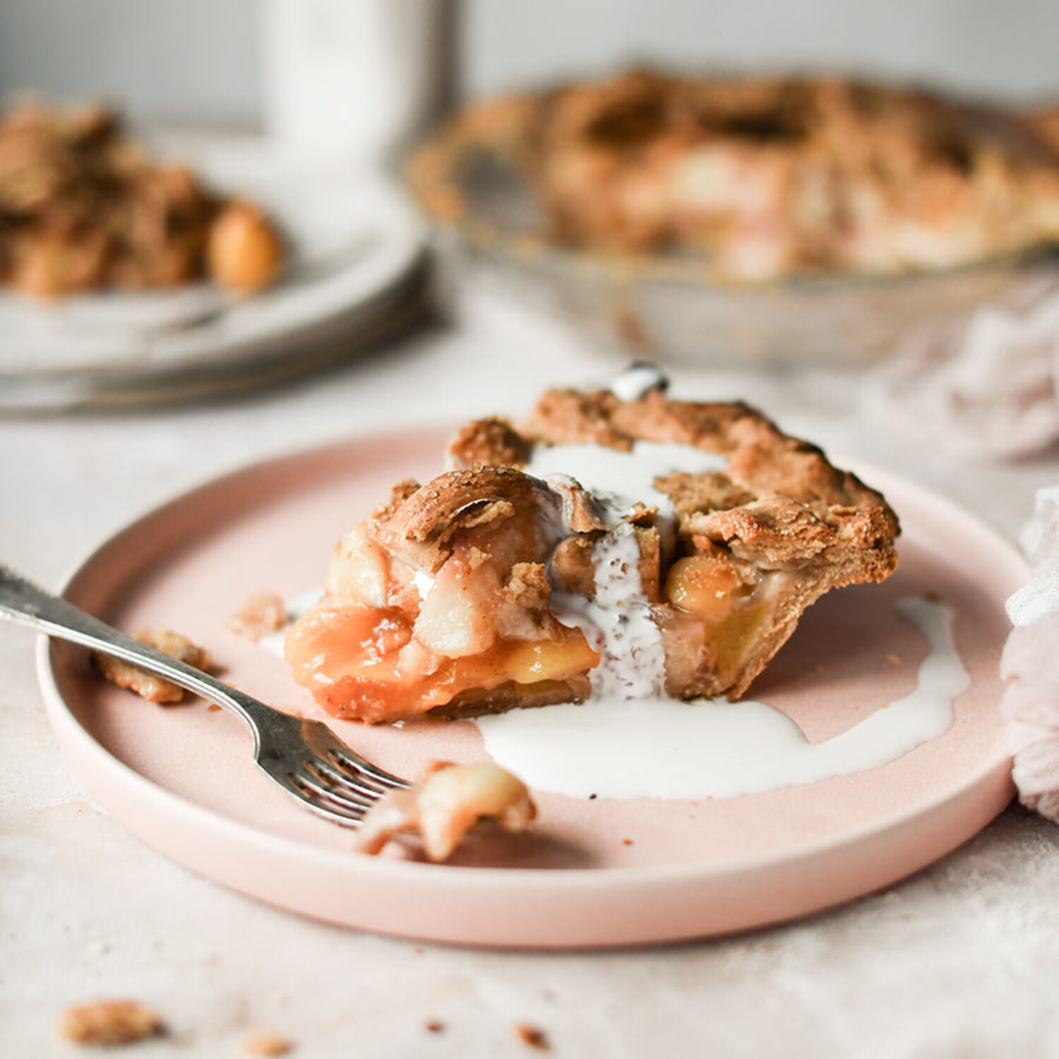 Perfect peach pie