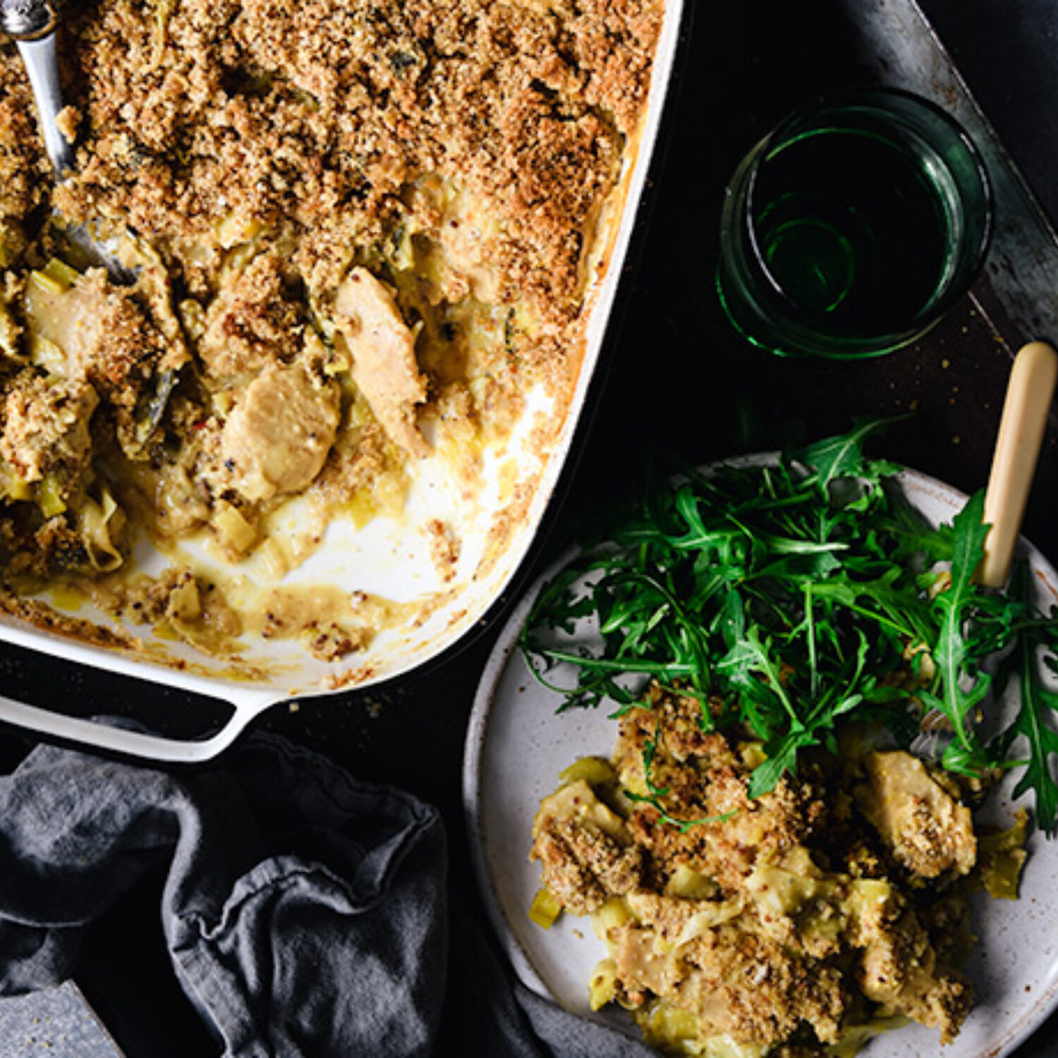 'Like Chicken' & Leek Bake